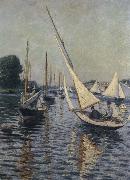 Sailboat, Gustave Caillebotte